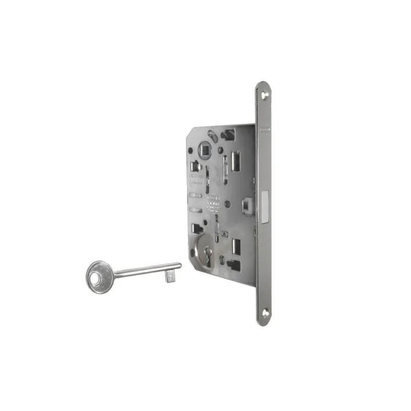 Zamek magnetyczny na klucz 90/60 niklowany F18 Mediana POLARIS 2XT