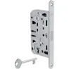 Zamek magnetyczny na klucz 90/60 chrom mat F18 Mediana POLARIS 2XT