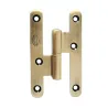 Zawias do drzwi 100x58mm mosiądz złoto antyczne Prawy (pl) mod. 405