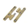 Zawias do drzwi 100x58mm mosiądz złoto antyczne Prawy (pl) mod. 405