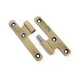 Zawias do drzwi 100x58mm mosiądz złoto antyczne Lewy (pl) mod. 405