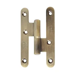 Zawias do drzwi 100x57mm mosiądz złoto antyczne rozłączny LEWY (pl) mod. 405