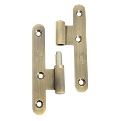Zawias do drzwi 100x57mm mosiądz złoto antyczne rozłączny PRAWY (pl) mod. 405