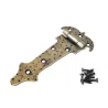 Zawias ozdobny rustykalny złoto antyczne 150x88mm młotkowany mod. 554 EAN EAN