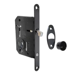Zamek hakowy na wkładkę 50mm czarny czoło 16x160mm SCIVOLA Tre