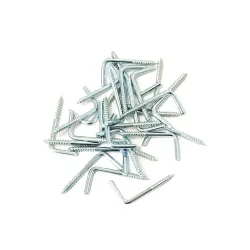 Haczyki wkręcane 2,5x30mm cynkowane hak prosty 26 szt.
