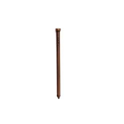 Gwoździe gwoździki do betonu 2x40mm płaski łeb stalowy miedziowany 32 sztuki