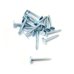 Gwoździe do betonu 3,4x30mm szeroki łeb stalowy cynkowane 18 sztuk