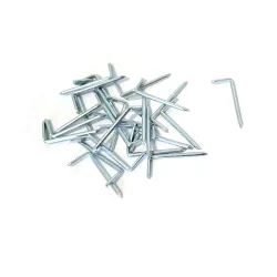 Haczyki wbijane 2,25x30mm Haki L żelazne cynkowane 26szt.