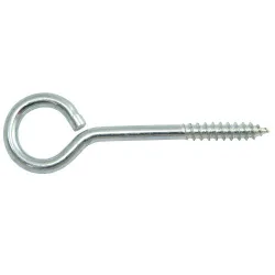 Haczyki oczkowe wkręcane 4x72mm cynkowane oczko 14mm 5szt.