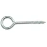 Haczyki oczkowe wkręcane 4x72mm cynkowane oczko 14mm 5szt.