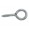 Haczyki oczkowe wkręcane 4x47mm oczko 14mm cynkowane 7szt.