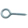 Haczyki oczkowe wkręcane 3,7x50mm oczko 12mm cynkowane 11szt.