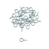 Haczyki oczkowe wkręcane 2,5x20mm oczko 5mm cynkowane 26szt.