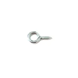 Haczyki oczkowe wkręcane 2,5x20mm oczko 5mm cynkowane 26szt.