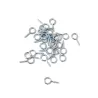 Haczyki oczkowe wkręcane 2x20mm oczko 6mm cynkowane 26szt.