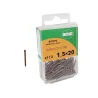 Gwoździe gwoździki do betonu 1,5x20mm stalowy miedziowany 113 sztuk