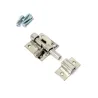 Zasuwka meblowa stalowa 30x28mm niklowana mod. 390