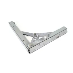 Wspornik półki składany stalowy chromowany 200x185mm mod. 8