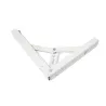 Wspornik półki składany stal biały 200x185mm mod. 8