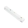 Wspornik półki składany stal biały 200x185mm mod. 8