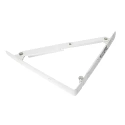 Wspornik półki składany stalowy biały 200x205mm mod. 3