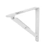 Wspornik półki składany stalowy biały 200x205mm mod. 3