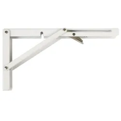 Wspornik półki składany stalowy biały 200x110mm mod. 800