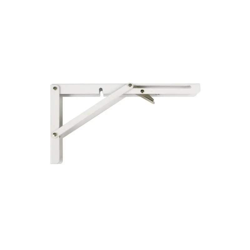 Wspornik półki składany stalowy biały  400x215mm mod. 800