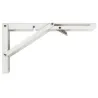 Wspornik półki składany stalowy biały  400x215mm mod. 800
