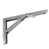 Wspornik półki składany stalowy niklowany 300x155mm mod. 800