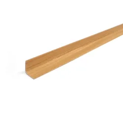 Profil kątowy 20x20mm dł. 2,5m PCV orzech