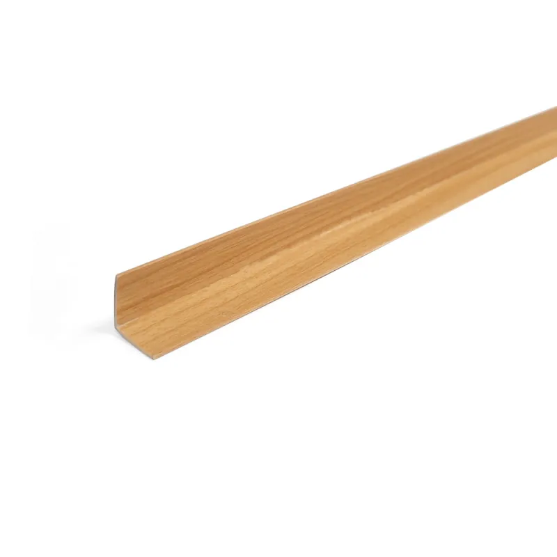 Profil kątowy 20x20mm dł. 2,5m PCV orzech