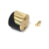 Odbój drzwiowy czarny / złoty 38x30mm odbojnik podłogowy przykręcany