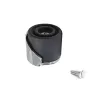 Odbój drzwiowy czarny / chrom połysk 38x30mm odbojnik podłogowy przykręcany