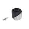 Odbój drzwiowy czarny / chrom mat 38mm odbojnik podłogowy