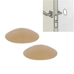 Odbój drzwiowy 60mm beżowy odbojnik ścienny 2 szt. mod.411 DIS