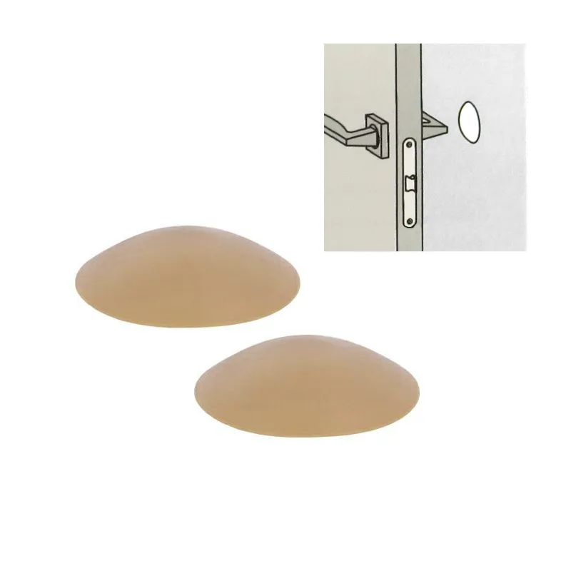 Odbój drzwiowy 60mm beżowy odbojnik ścienny 2 szt. mod.411 DIS