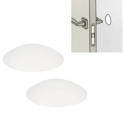 Odbój drzwiowy 60mm biały odbojnik ścienny 2 szt. mod.411 DIS