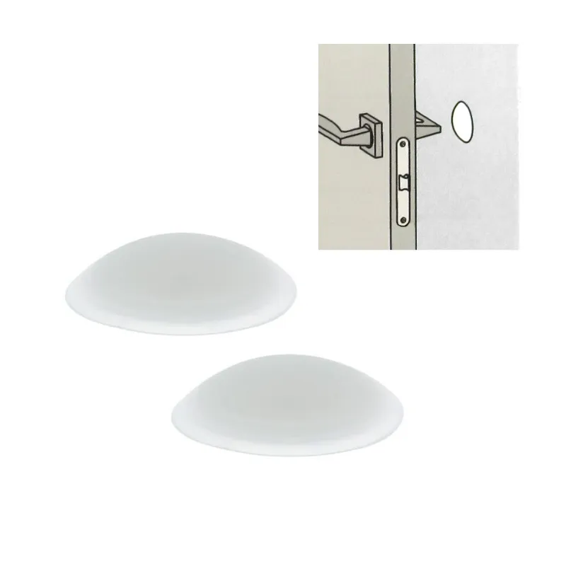 Odbój drzwiowy 60mm mleczny odbojnik ścienny 2 szt. mod.411 DIS