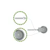 Bloczek do linek śruba M6-60mm metalowe kółko 39mm mod.113