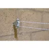 Bloczek do linek wkręt 40mm plastikowe kółko i prowadnice mod.2