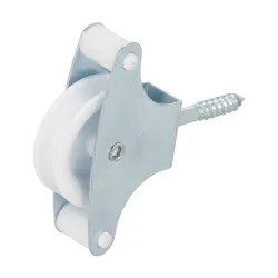 Bloczek do linek wkręt 40mm plastikowe kółko i prowadnice mod.2