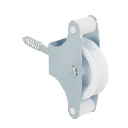 Bloczek do linek wkręt 40mm plastikowe kółko i prowadnice mod.2