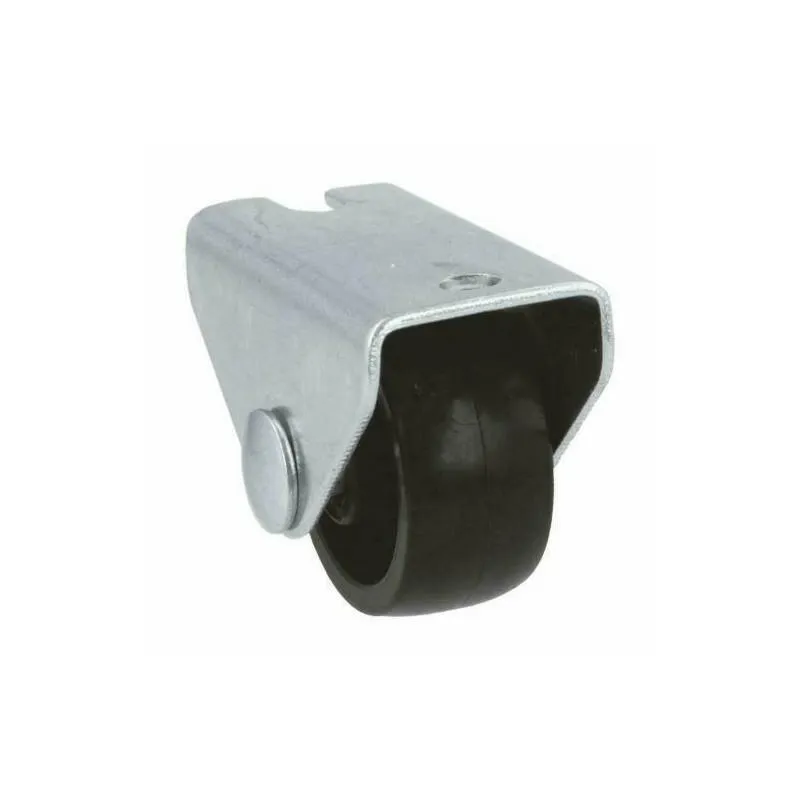 Kółko nylonowe 25mm stała płytka czarne mod. 1300