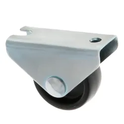 Kółko nylonowe 25mm stała płytka czarne mod. 1300