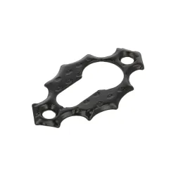 Szyld wkładki 60x34mm czarny rustykalny ozdobny młotkowany mod.13