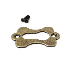 Szyld wkładki 60x38mm złoto antyczne mod.12