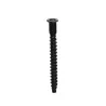 Wkręty meblowe 5x50mm czarne 6szt. imbus konfirmat
