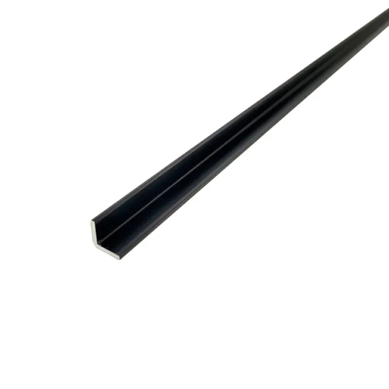 Profil kątowy 10x10mm dł. 1m aluminiowy czarny mat